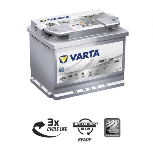 ΜΠΑΤΑΡΙΑ VARTA SILVER DYNAMIC D52 12V 60AH 680A